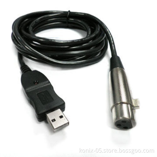 USB Microphone Link Cable, Supports Microsoft Windows XP, 7 and Vista OS
